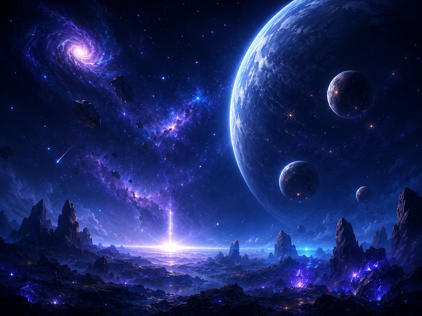 Planets and stars of Space World in the Nanohverse universe